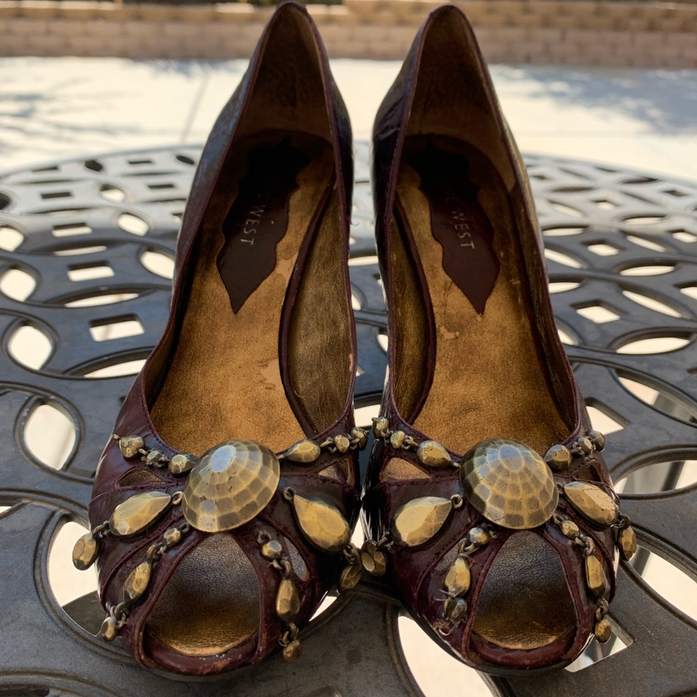 Nine West vintage purple heels